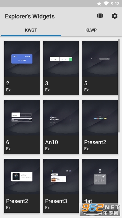 explorers widgets(kwgt插件)