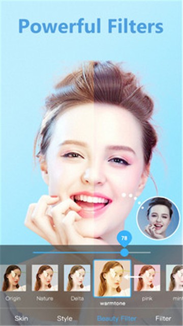 美白瘦脸美颜相机app