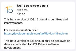 ios15beta4更新内容一览 ios15beta4描述文件下载地址一览[多图]