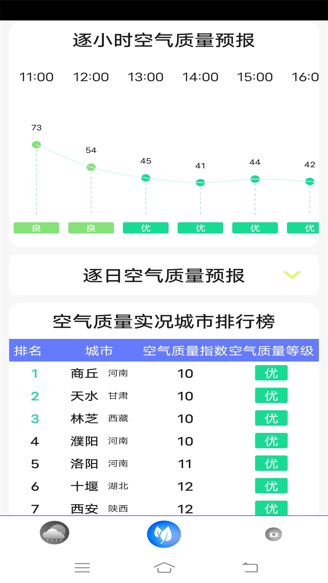 安卓实时天气王app软件下载