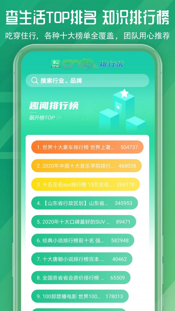 安卓排行榜cn10排排榜app