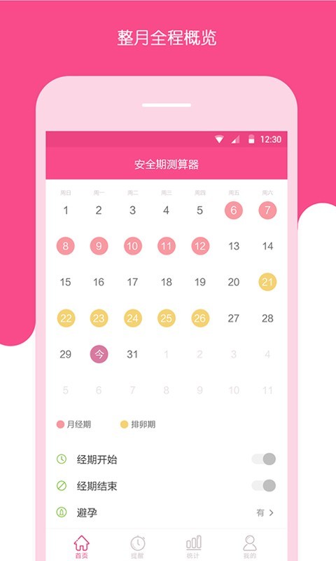 安卓安全期测算器app