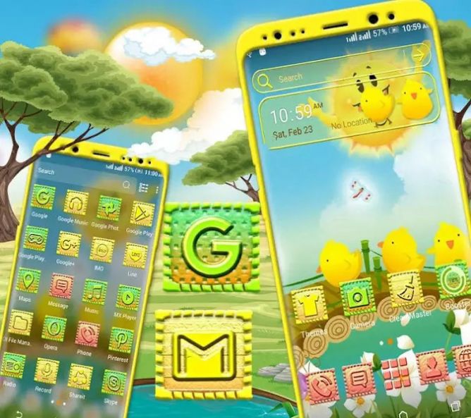 安卓sunny summer launcher theme appapp