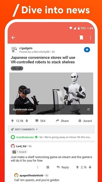 安卓reddit 中文版app