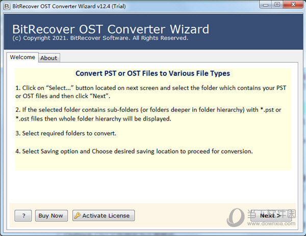  					bitrecover ost converter wizard(ost文件转换器)  官方版											版本															