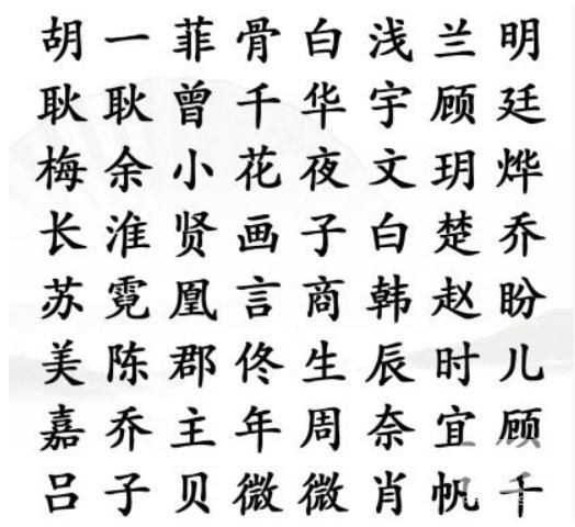 《汉字找茬王》找出影视cp通关攻略