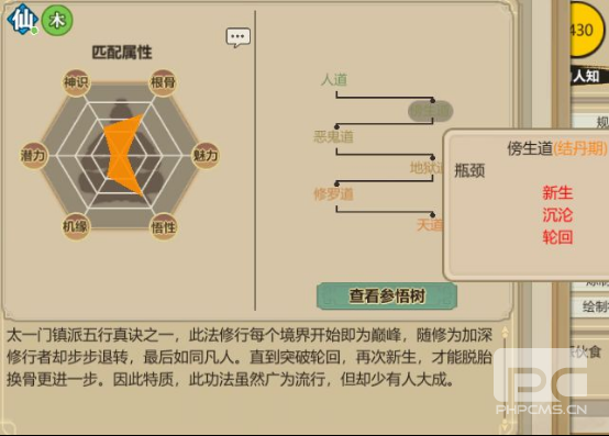 《了不起的修仙模拟器》太一门功法